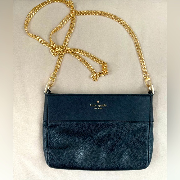 kate spade Handbags - Kate Spade Crossbody Purse | Black & Gold